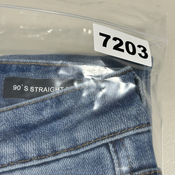 Judy Blue 90's Straight Fit Jeans Women Size 5/27 Blue Denim Casual - Picture 11 of 12